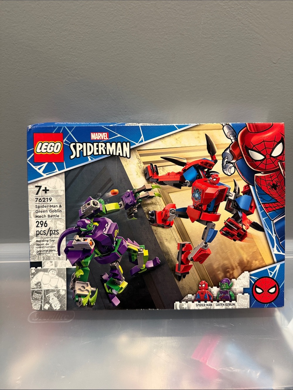 Lego Spider-Man and Green Goblin Mech Battle 76219